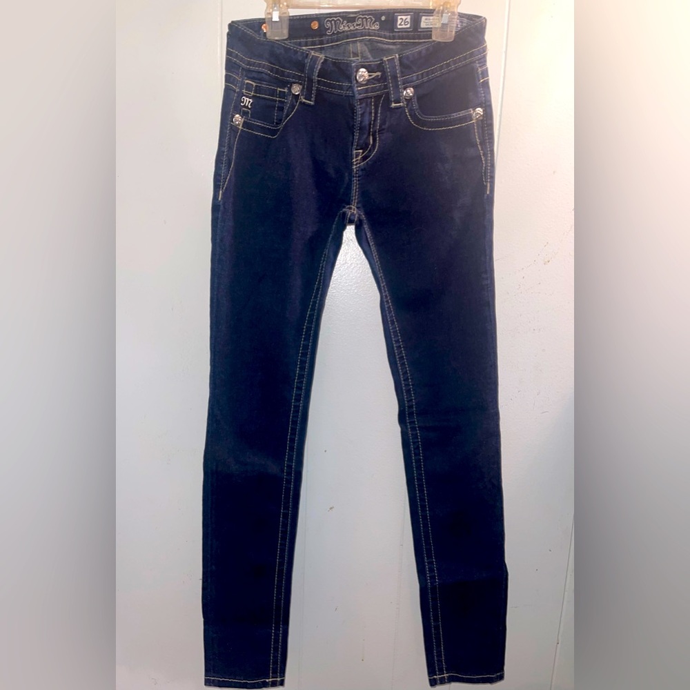Mid-rise Skinny Miss ME Jeans Dark wash 26.